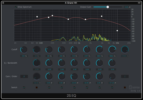 2S EQ - free Parametric EQ plugin