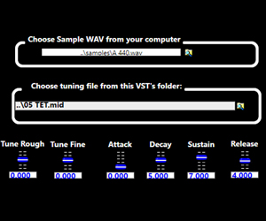 Simple Microtonal Sampler