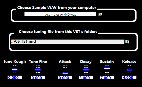 Simple Microtonal Sampler