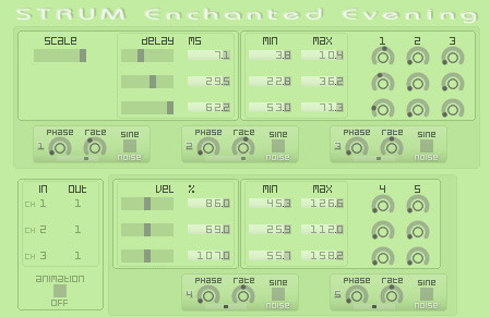 Strumee - free Modulated delays plugin