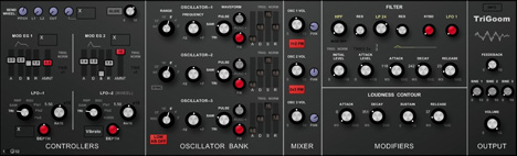 TriGoom - free Goom DIY synthesizer emulation plugin