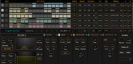 TugGlicento - free Glitch effect plugin