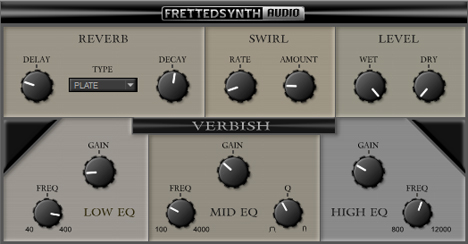 Verbish - free Reverb plugin
