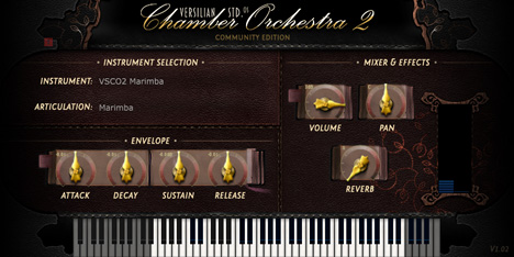 VSCO2 Marimba - free Marimba plugin