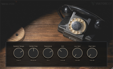 TeleVox - free Phone speaker simulator plugin