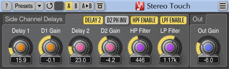 Stereo Touch - free Mid / side  processor  plugin
