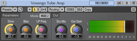 Tube Amp - free Triode tube simulation plugin