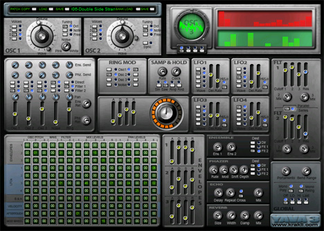 YAVA3 - free Mod matrix synth plugin