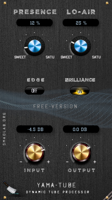 YAMATUBE - free Dynamic tube processor plugin