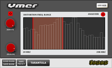 Ymer - free Band distortion plugin