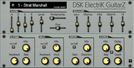 Electrik GuitarZ - free Electric guitar plugin