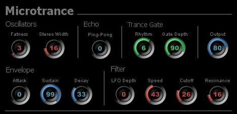 Microtrance - free Analog  synth plugin