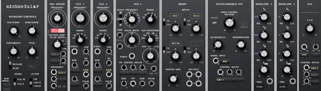 minimodular - free Small Moog modular emulation plugin