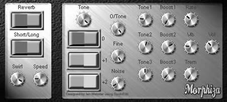 Morphiza - free Transistor organ plugin