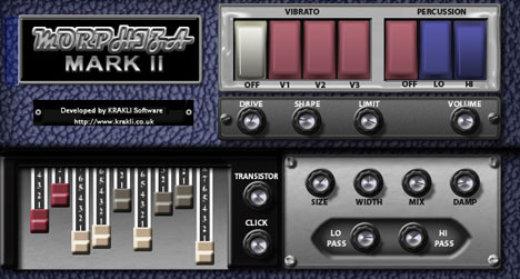 Morphiza Mk2 - free Transistor organ plugin