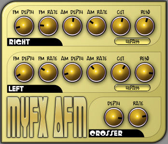 MYFX AFM - free Modulation FX plugin