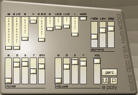 Odorgan - free Organ plugin