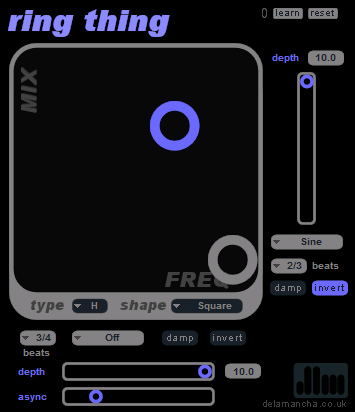 ring thing - free Ring modulation / LFO plugin