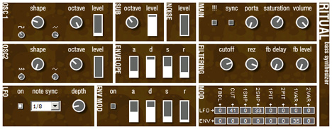 ritual - free Bass synth plugin