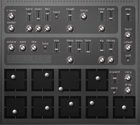 Surface - free Percussion plugin