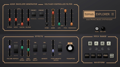 tonus Explorer II - free ARP Explorer II emulation plugin