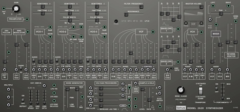tonus 2620 - free ARP 2600 emulation plugin