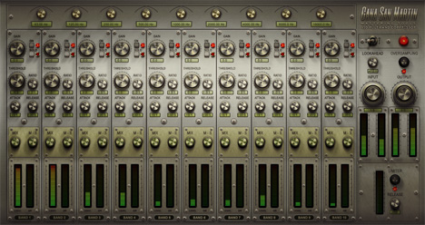 x10 Multiband Compressor - free Mastering compressor / limiter plugin