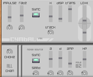 Mass-Springs Cymbal