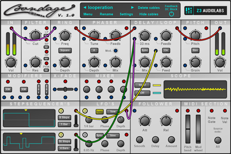Bondage - free Modular multi-effect plugin